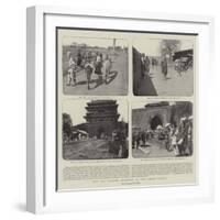 The Far Eastern Question, in and About Peking-null-Framed Giclee Print