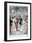 The Farandole, 1895-F Meaulle-Framed Giclee Print