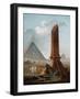 The Farandole Amidst Egyptian Monuments-Hubert Robert-Framed Giclee Print