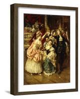 The Farandole Dance-Eduardo-leon Garrido-Framed Giclee Print