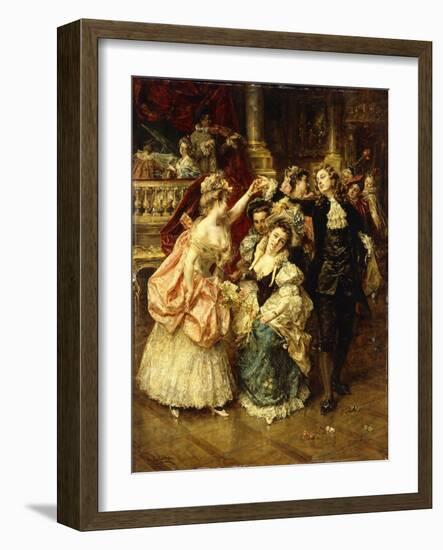 The Farandole Dance-Eduardo-leon Garrido-Framed Giclee Print