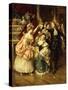 The Farandole Dance-Eduardo-leon Garrido-Stretched Canvas