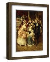 The Farandole Dance-Eduardo-leon Garrido-Framed Giclee Print