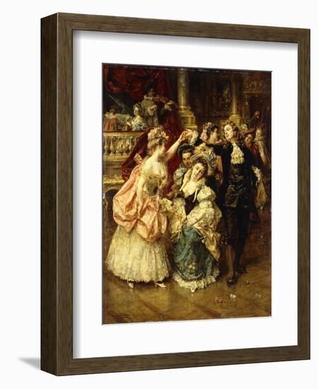 The Farandole Dance-Eduardo-leon Garrido-Framed Giclee Print