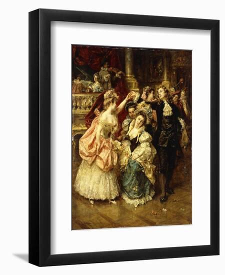 The Farandole Dance-Eduardo-leon Garrido-Framed Giclee Print