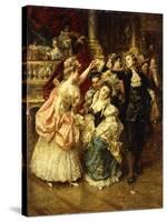 The Farandole Dance-Eduardo-leon Garrido-Stretched Canvas