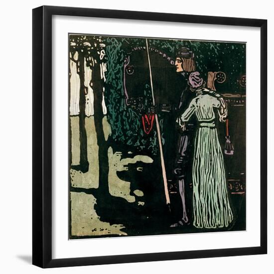 The Farewell, 1903-Wassily Kandinsky-Framed Giclee Print