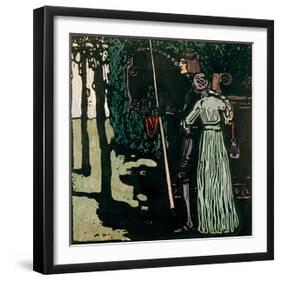 The Farewell, 1903-Wassily Kandinsky-Framed Giclee Print