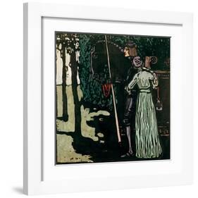 The Farewell, 1903-Wassily Kandinsky-Framed Giclee Print