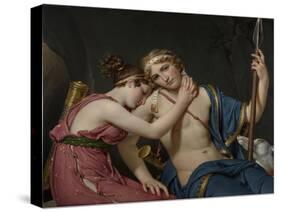 The Farewell of Telemachus and Eucharis, 1818-Jacques Louis David-Stretched Canvas