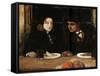 The Farewell Supper, (Toilers of the Se), 1897-Charles Cottet-Framed Stretched Canvas