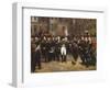 The Farewells of Fontainebleau, 20th April 1814-Horace Vernet-Framed Giclee Print