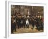 The Farewells of Fontainebleau, 20th April 1814-Horace Vernet-Framed Giclee Print