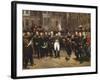 The Farewells of Fontainebleau, 20th April 1814-Horace Vernet-Framed Giclee Print