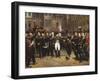 The Farewells of Fontainebleau, 20th April 1814-Horace Vernet-Framed Giclee Print