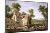 The Farm, 1750-Jean-Baptiste Oudry-Mounted Giclee Print