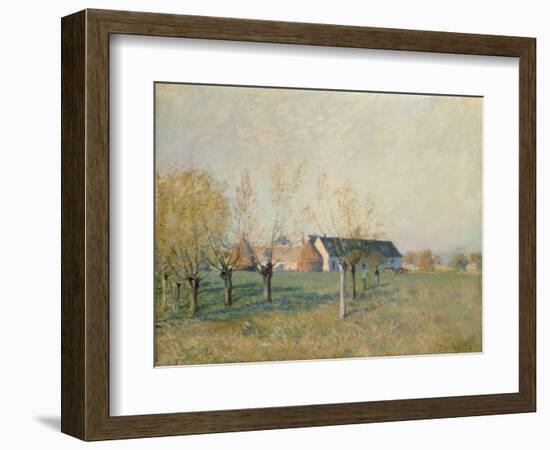 The Farm, 1874-Alfred Sisley-Framed Giclee Print