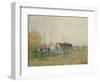 The Farm, 1874-Alfred Sisley-Framed Giclee Print