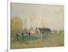 The Farm, 1874-Alfred Sisley-Framed Giclee Print