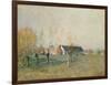 The Farm, 1874-Alfred Sisley-Framed Giclee Print