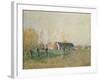 The Farm, 1874-Alfred Sisley-Framed Giclee Print