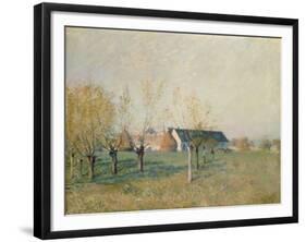 The Farm, 1874-Alfred Sisley-Framed Giclee Print