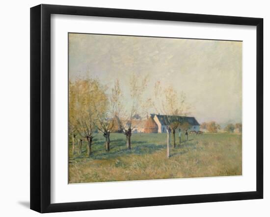 The Farm, 1874-Alfred Sisley-Framed Giclee Print