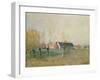 The Farm, 1874-Alfred Sisley-Framed Giclee Print