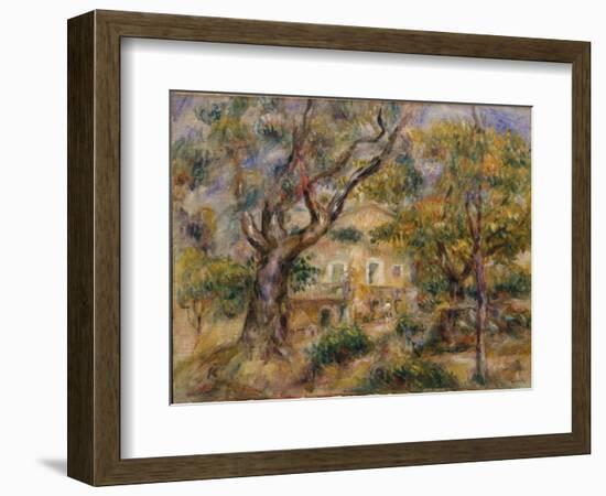 The Farm at Les Collettes, Cagnes, 1908-14-Pierre-Auguste Renoir-Framed Giclee Print