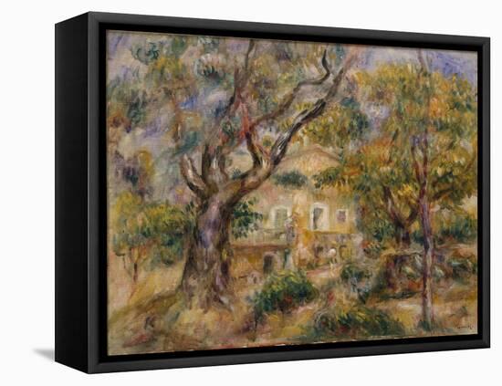 The Farm at Les Collettes, Cagnes, 1908-14-Pierre-Auguste Renoir-Framed Stretched Canvas