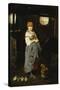 The Farm Girl-F. Ducale-Stretched Canvas