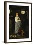 The Farm Girl-F. Ducale-Framed Giclee Print