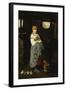 The Farm Girl-F. Ducale-Framed Giclee Print