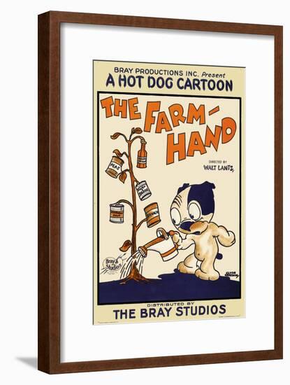 The Farm Hand-Bray Productions-Framed Art Print