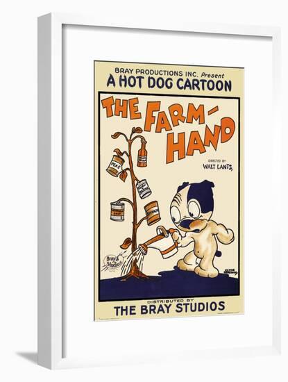 The Farm Hand-Bray Productions-Framed Art Print