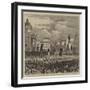 The Farm Labourers' Lock-Out, Trades' Union Demonstration at Manchester in Favour of the Labourers-null-Framed Giclee Print