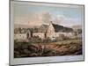 The Farm of La Haye Sainte, from 'An Historical Account of the Battle of Waterloo' Published 1817-null-Mounted Giclee Print