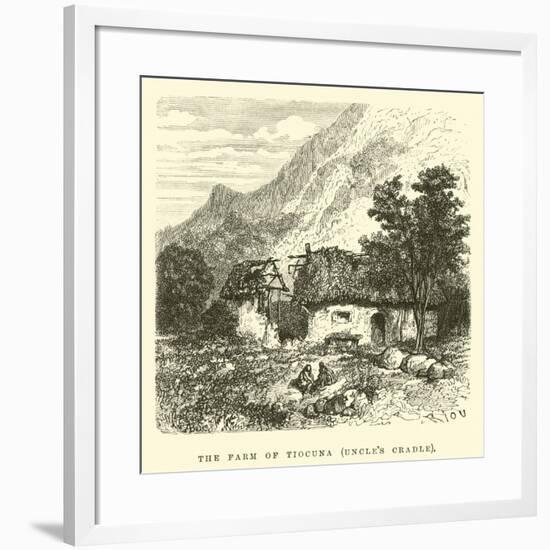 The Farm of Tiocuna, Uncle's Cradle-Édouard Riou-Framed Giclee Print