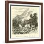 The Farm of Tiocuna, Uncle's Cradle-Édouard Riou-Framed Giclee Print