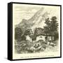 The Farm of Tiocuna, Uncle's Cradle-Édouard Riou-Framed Stretched Canvas