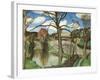 The Farm Pond, 1940 (Oil on Canvas)-John Northcote Nash-Framed Giclee Print