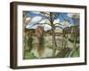 The Farm Pond, 1940 (Oil on Canvas)-John Northcote Nash-Framed Giclee Print