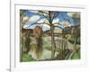 The Farm Pond, 1940 (Oil on Canvas)-John Northcote Nash-Framed Giclee Print