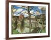 The Farm Pond, 1940 (Oil on Canvas)-John Northcote Nash-Framed Giclee Print