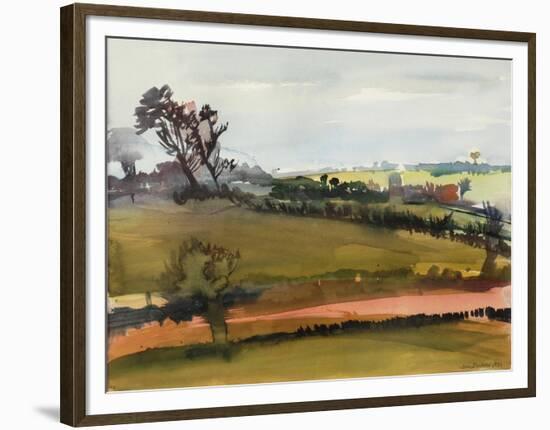 The Farm Road, 1981-Brenda Brin Booker-Framed Premium Giclee Print