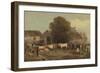 The Farm Sale, 1820-Richard Barrett Davis-Framed Giclee Print
