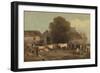 The Farm Sale, 1820-Richard Barrett Davis-Framed Giclee Print