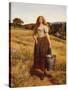 The Farmer's Daughter-John Everett Millais-Stretched Canvas