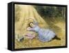 The Farmer's Daughter-Samuel Mccloy-Framed Stretched Canvas