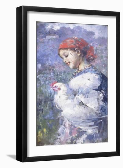 The Farmer's Daughter-Vicenzo Irolli-Framed Giclee Print